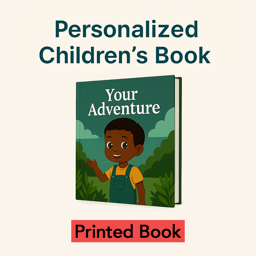 Personalized Storybook for Kids with custom name and illustrated character